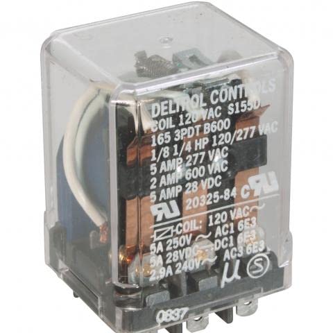 Amazon.co.jp: DELTROL CORP 20547-84 リレー 13AMP 3PDT 120VAC